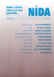 Nida Dergisi 17. sayı kapak görseli