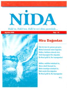 Nida Dergisi 43. sayı kapak görseli